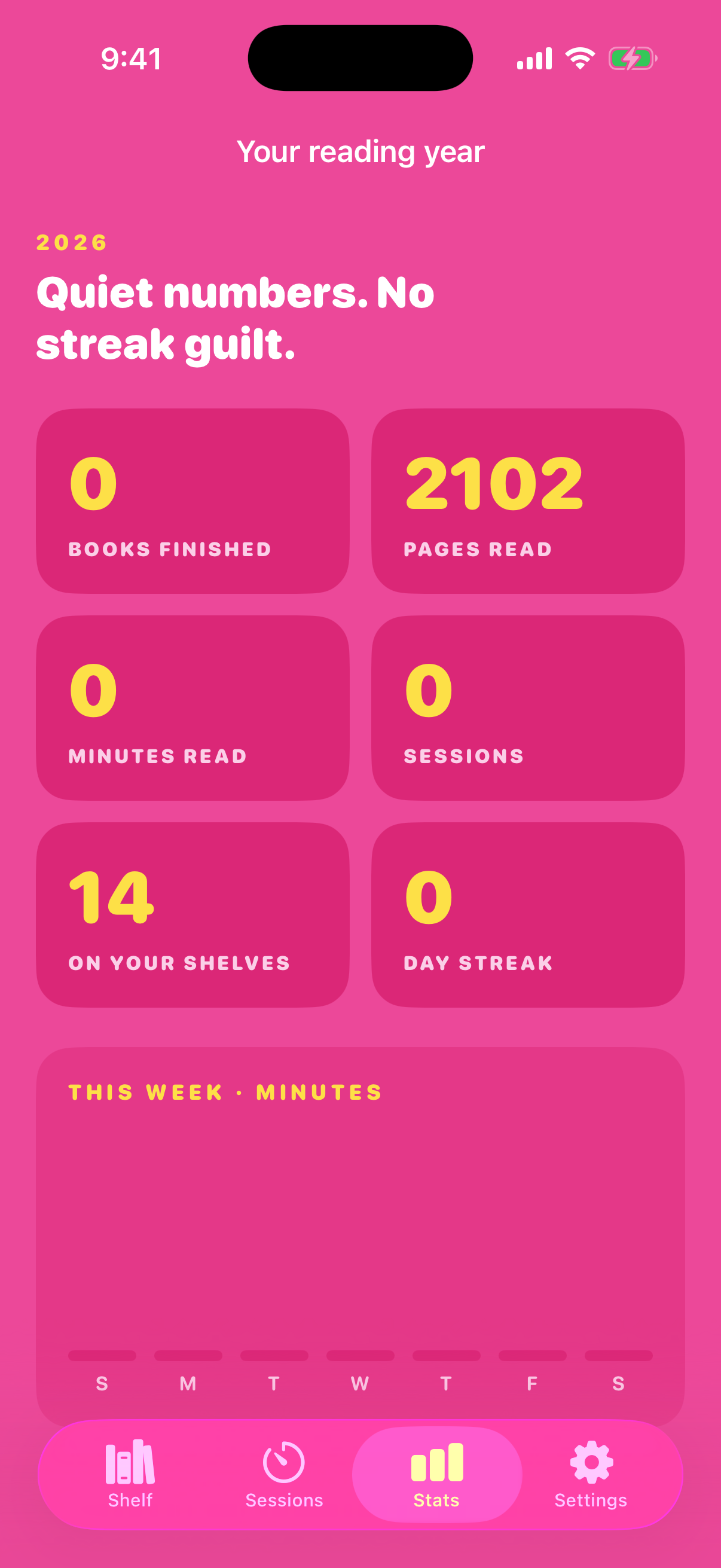 Spine — Quiet stats. Saved lines.